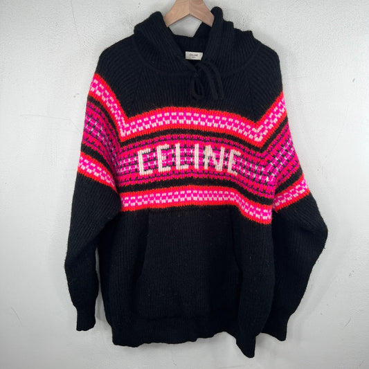 Celine Jacquard Knit Hoodie