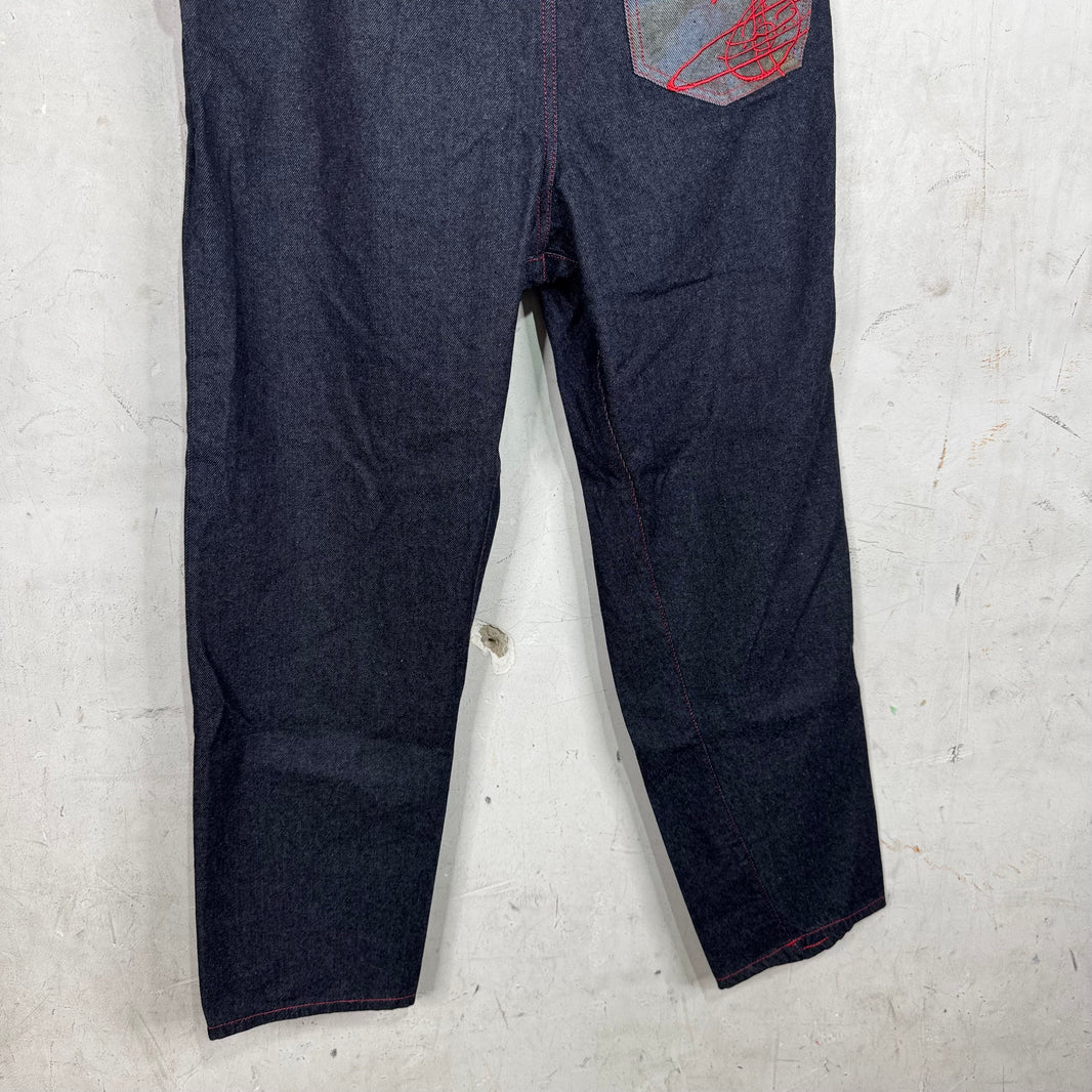 Vivienne Westwood Contrast Stitch Drunken Jeans