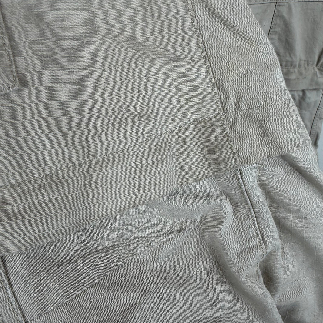 Balenciaga White Flared Convertible Cargo Pants
