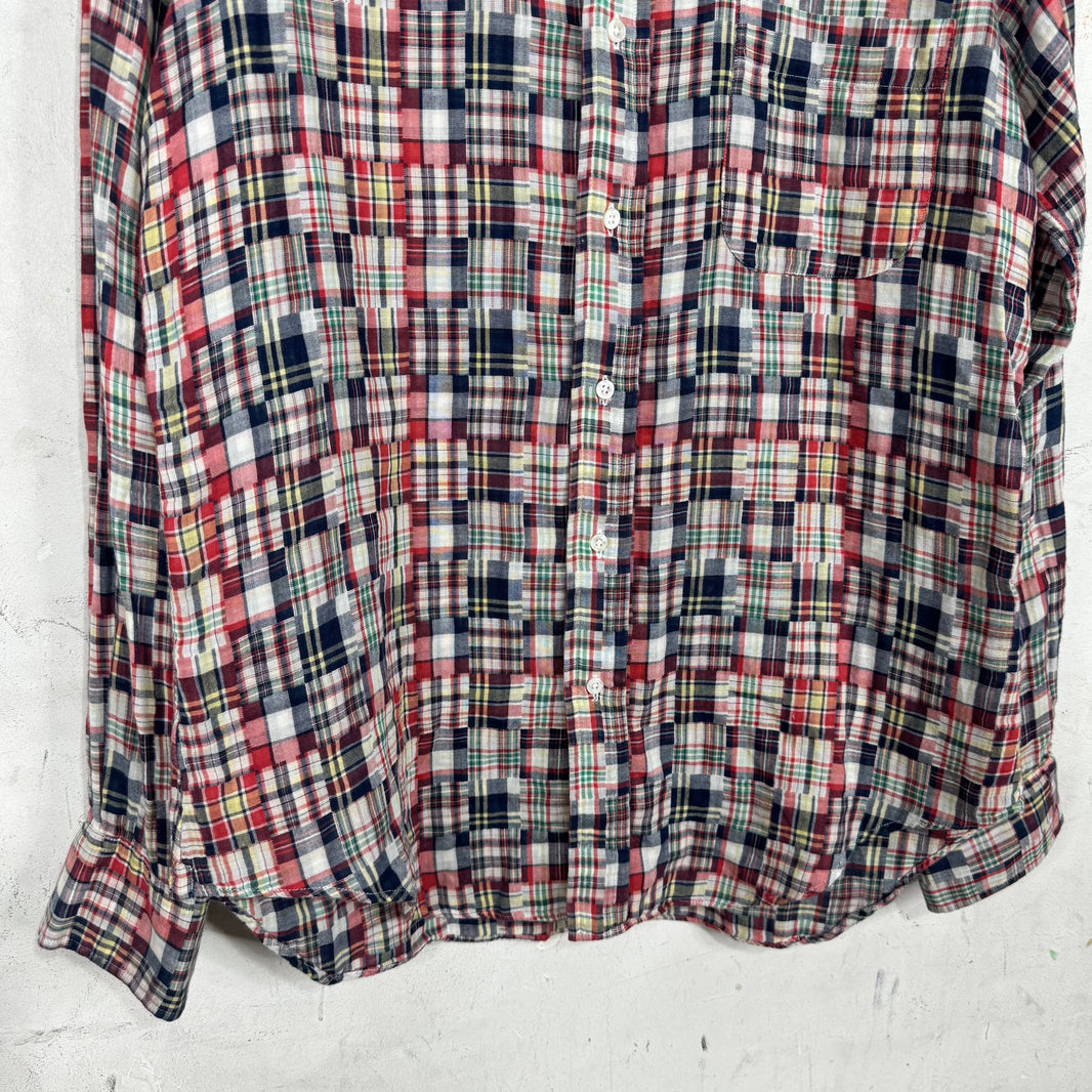 Thom Browne Madras LS Button Up Shirt
