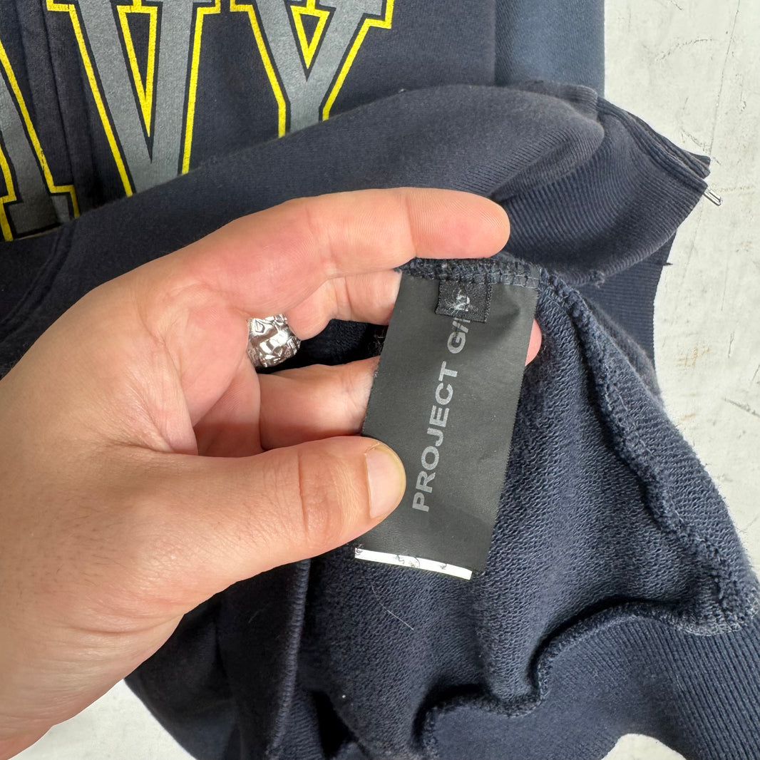 Project G/R Navy Reconstructed Hoodie