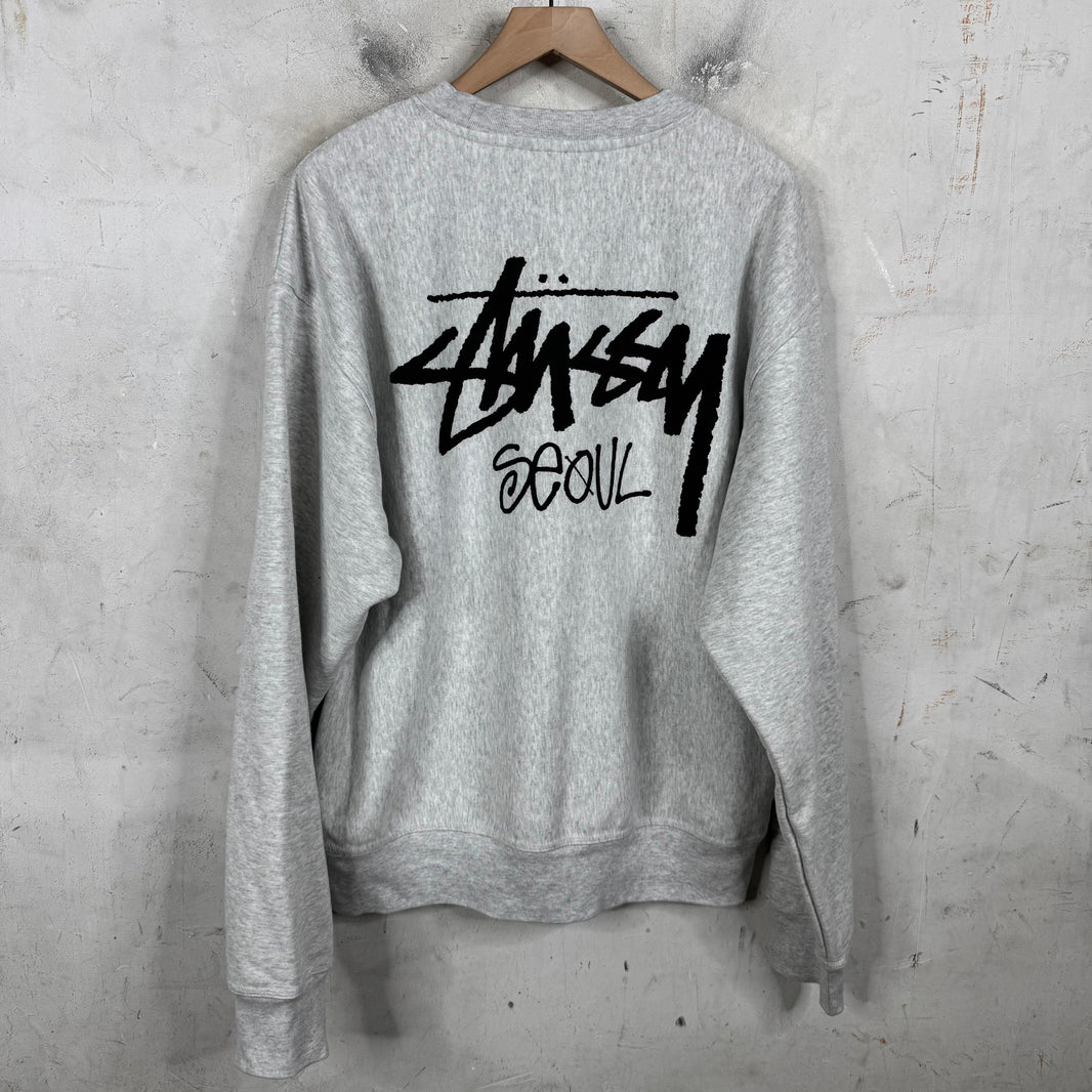 Stussy Seoul Logo Crewneck