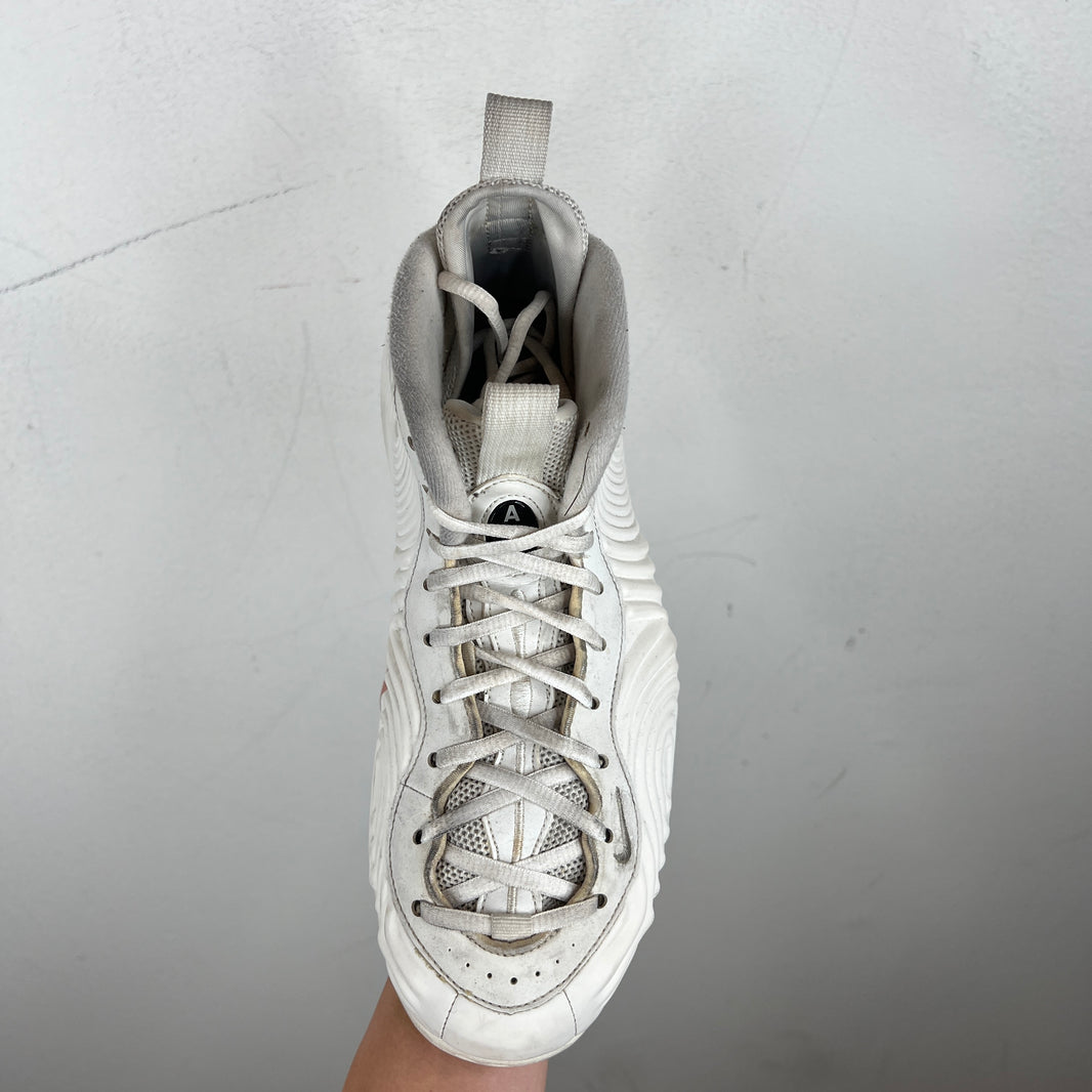 CDG Nike White Foamposite Sneakers