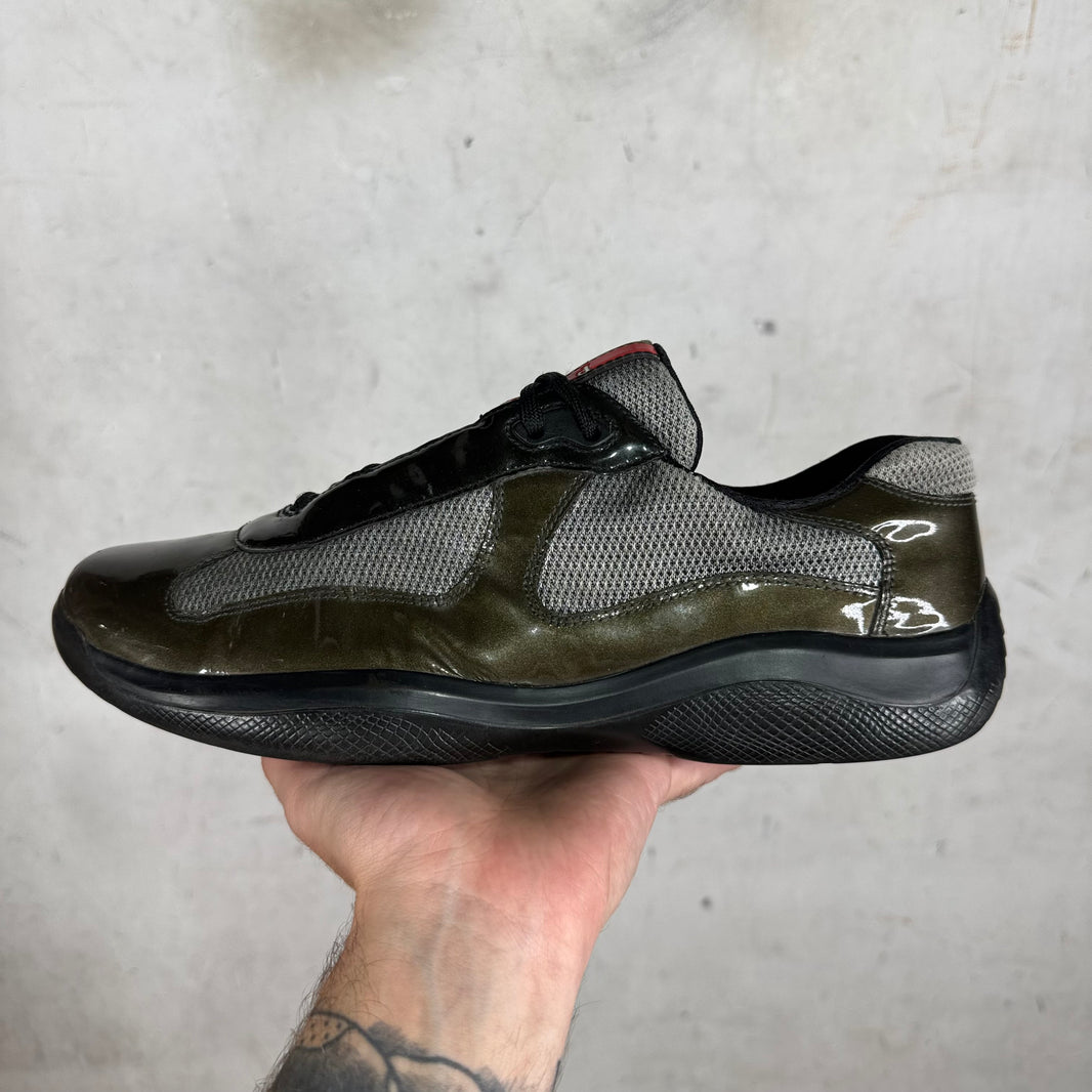 Prada Bronze/Oil Patent Americas Cup