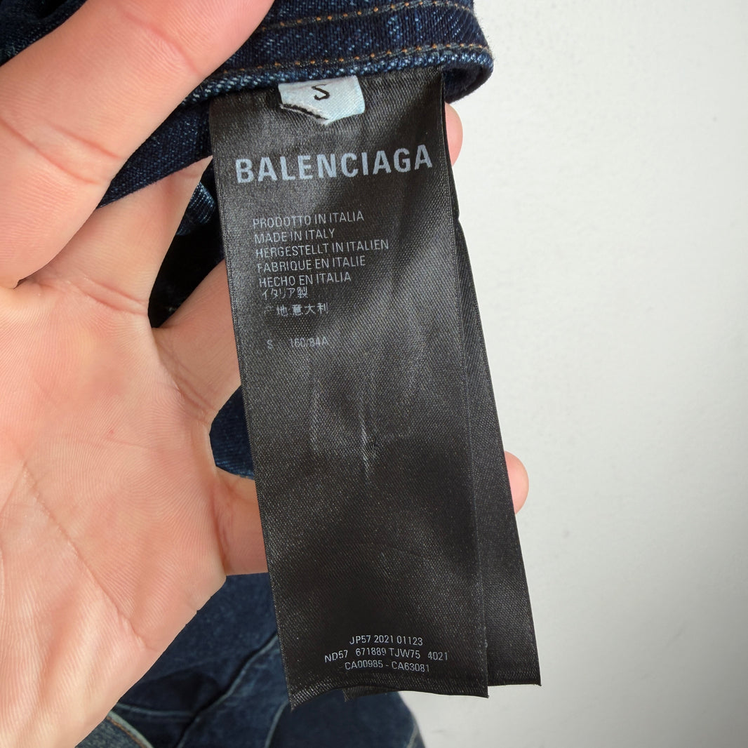 Balenciaga Dark Washed Denim Jacket