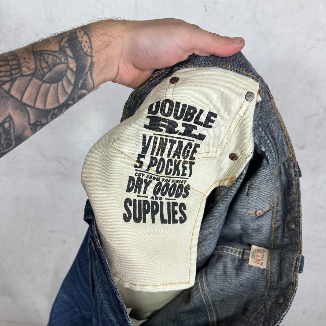 RRL Darkwash Repaired 5P Jeans