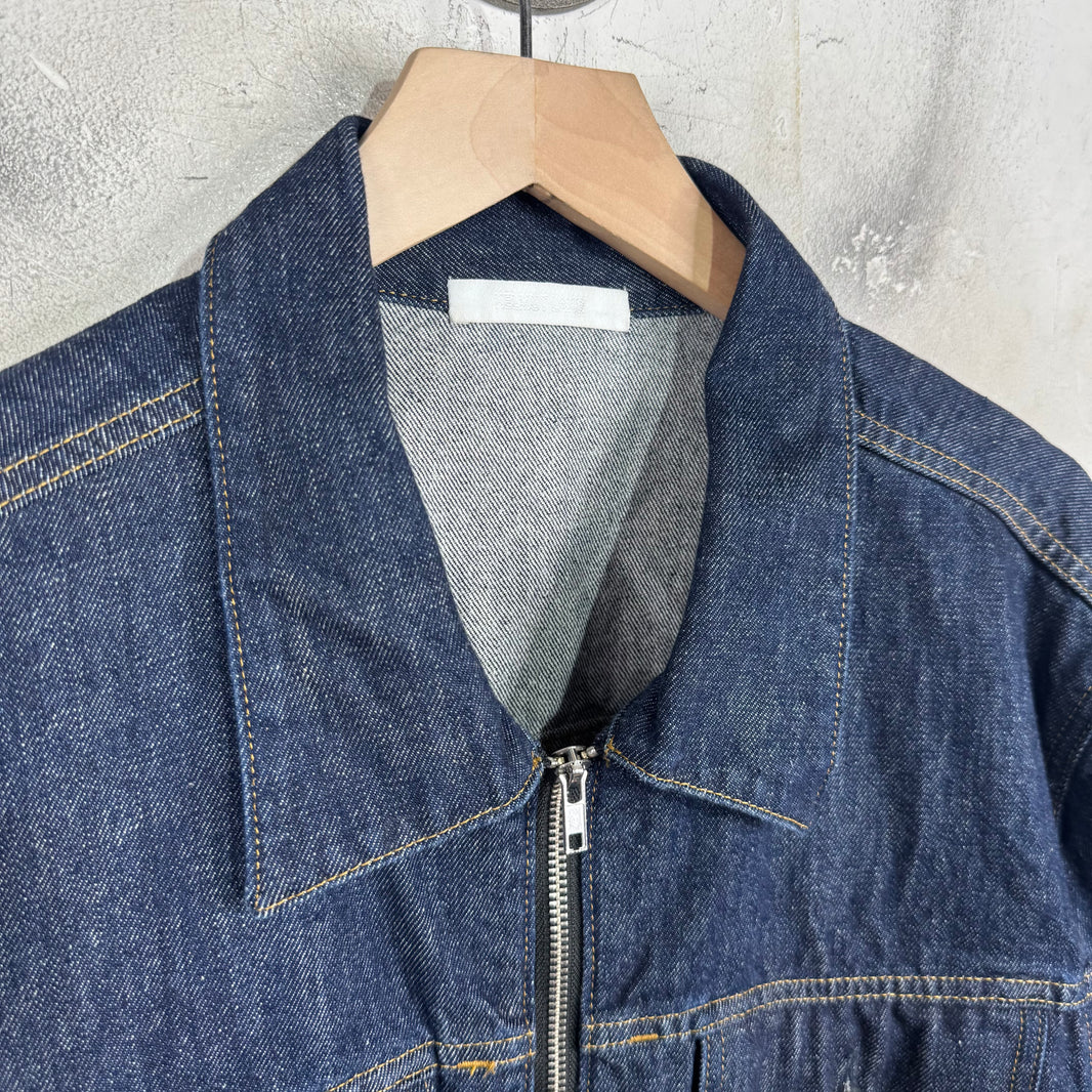 Helmut Lang Turn Up Sleeve Denim Jacket