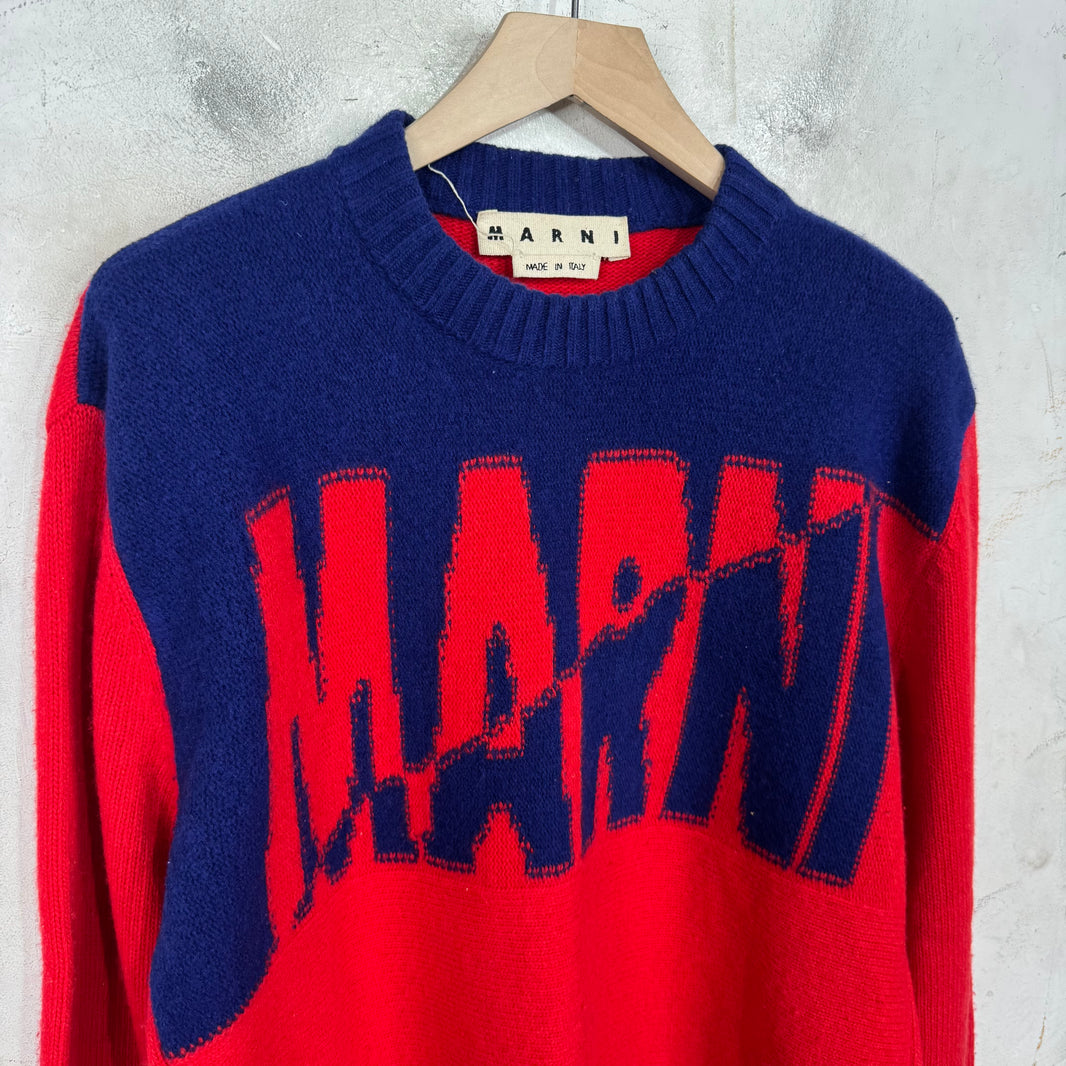 Marni Logo Wool Sweater