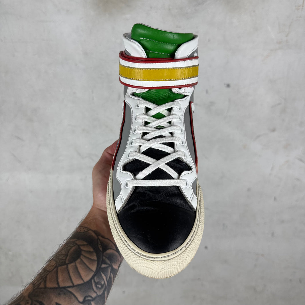 Pierre Hardy Multicolor Strapped Mid Sneakers