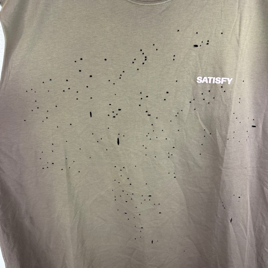 Satisfy Logo Cut-Off T-Shirt