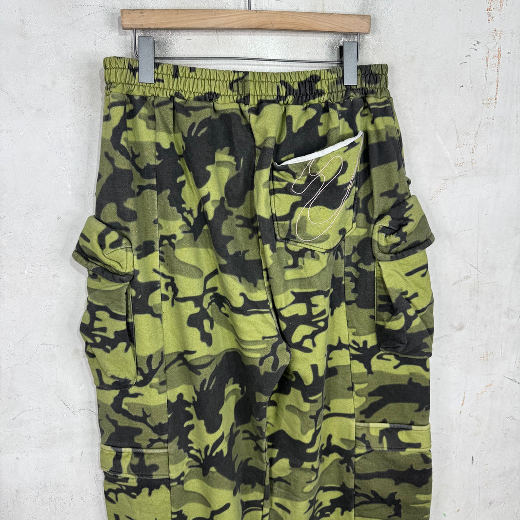PDFCHANNEL Camo Cargo Baggy Sweatpants