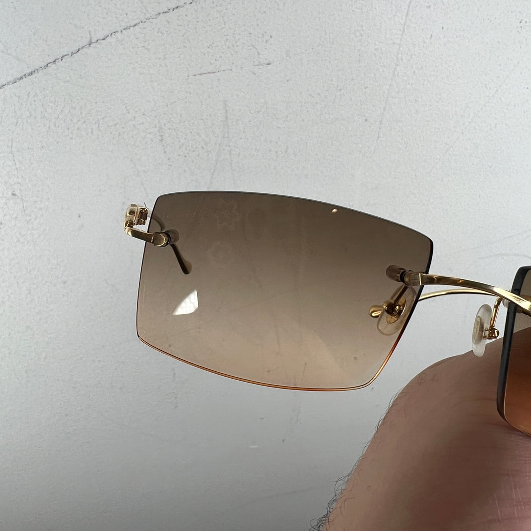 Cartier Gold Panther Sunglasses