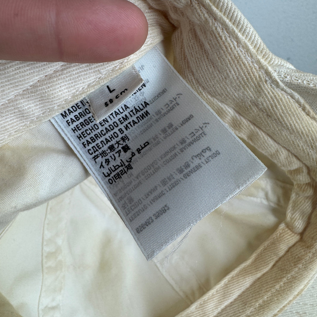 Balenciaga Smoked White Text Hat