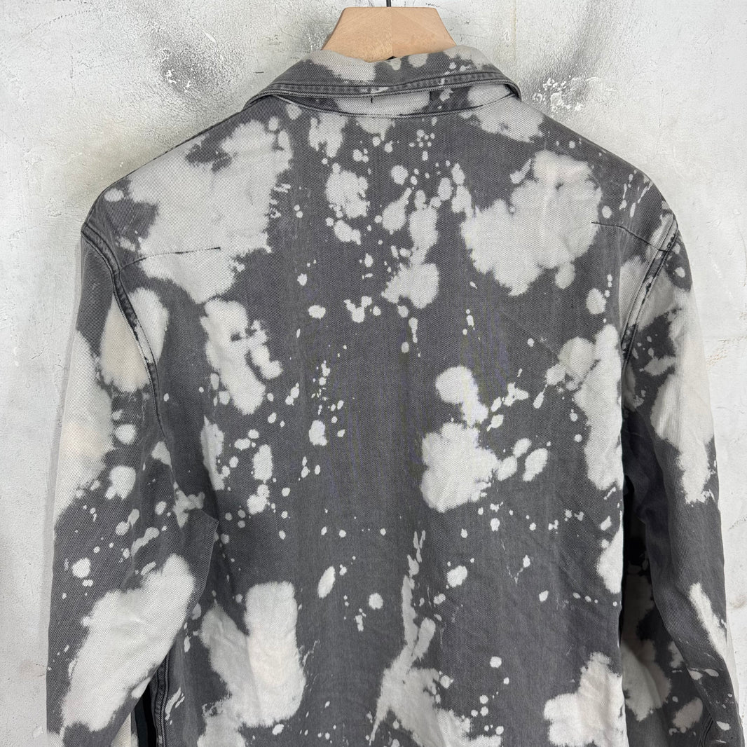 Dior Bleached Snap Button Denim Shirt