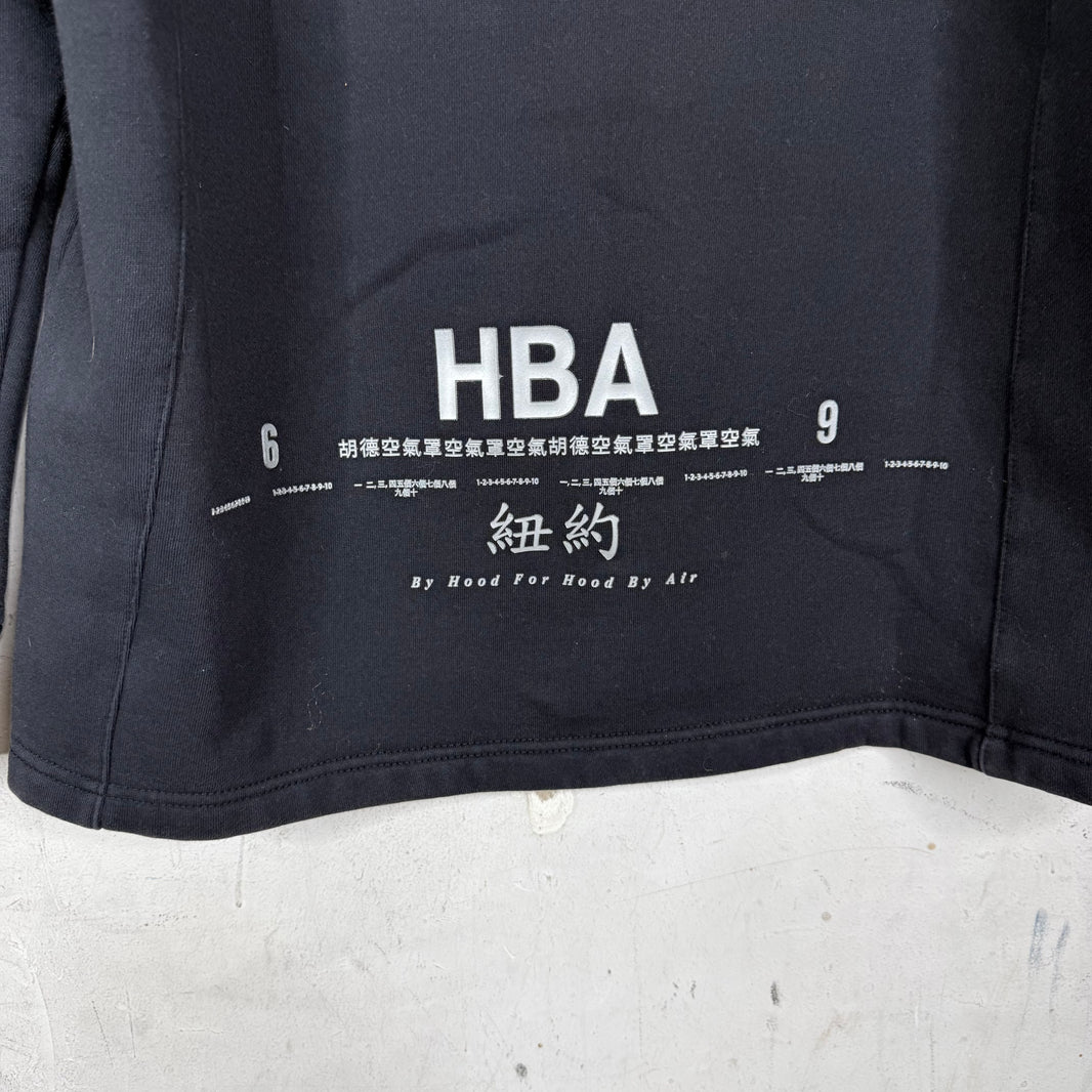 HBA Padded Stripe Crewneck