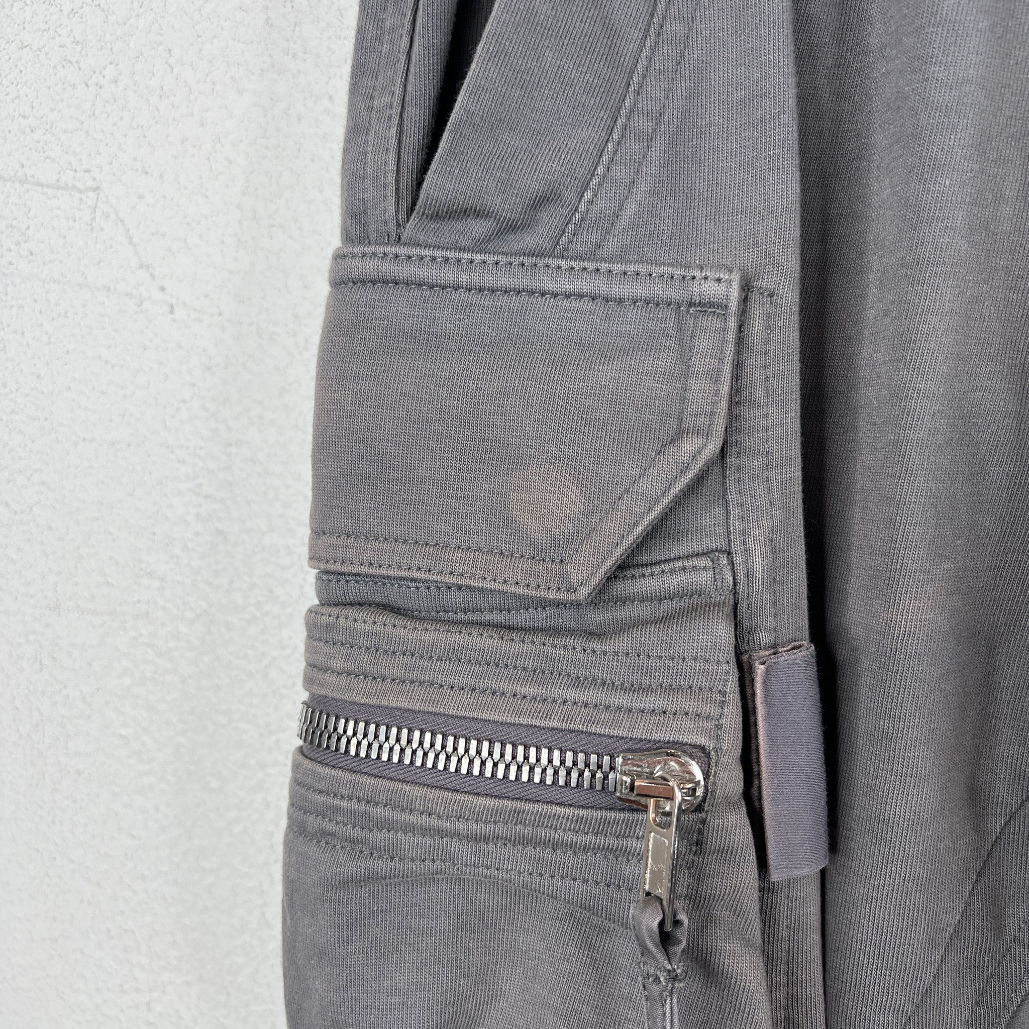 Rick Owens Grey Mastodon Jogger Sweatpants