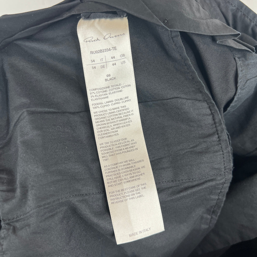 Rick Owens Black Slim Geth Trousers