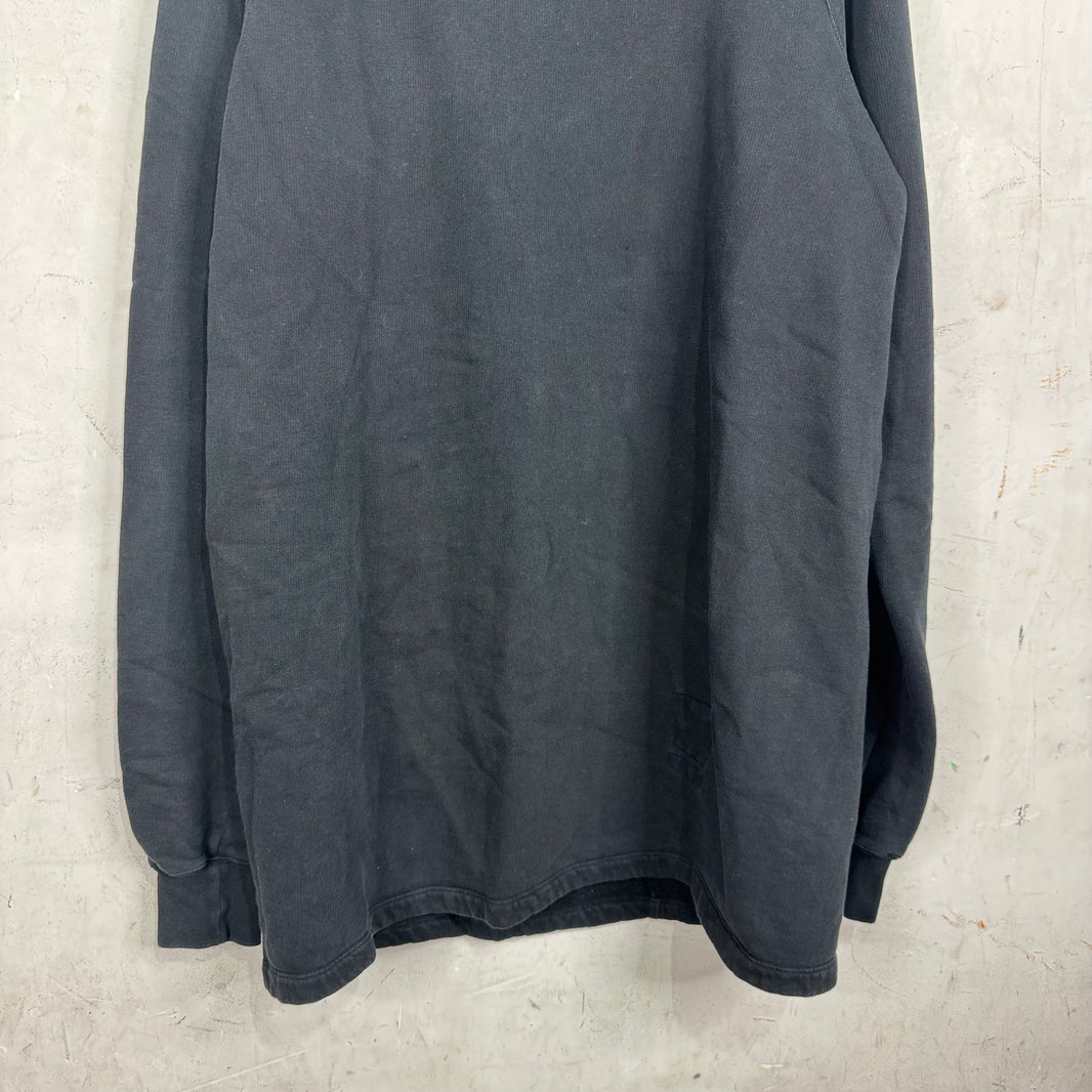 DRKSHDW Black Long Crewneck
