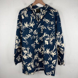 JPG Hawaiian Navy Button Up Shirt