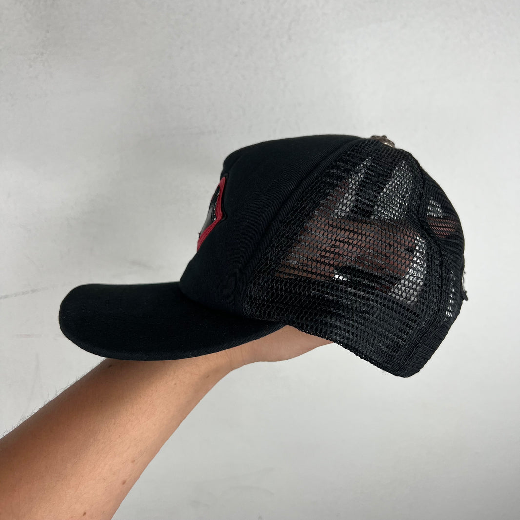 Chrome Hearts Leather Patch Chomper Hat