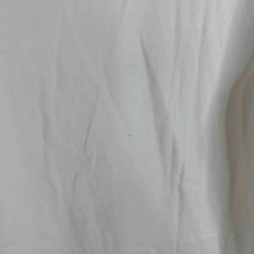 Prada White Zip Up Polo T-Shirt