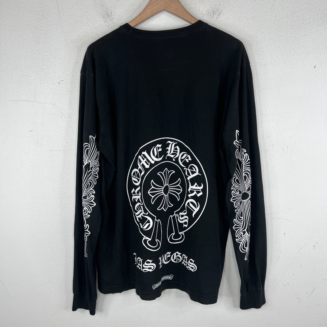Chrome Hearts Fleur Las Vegas L/S T-Shirt