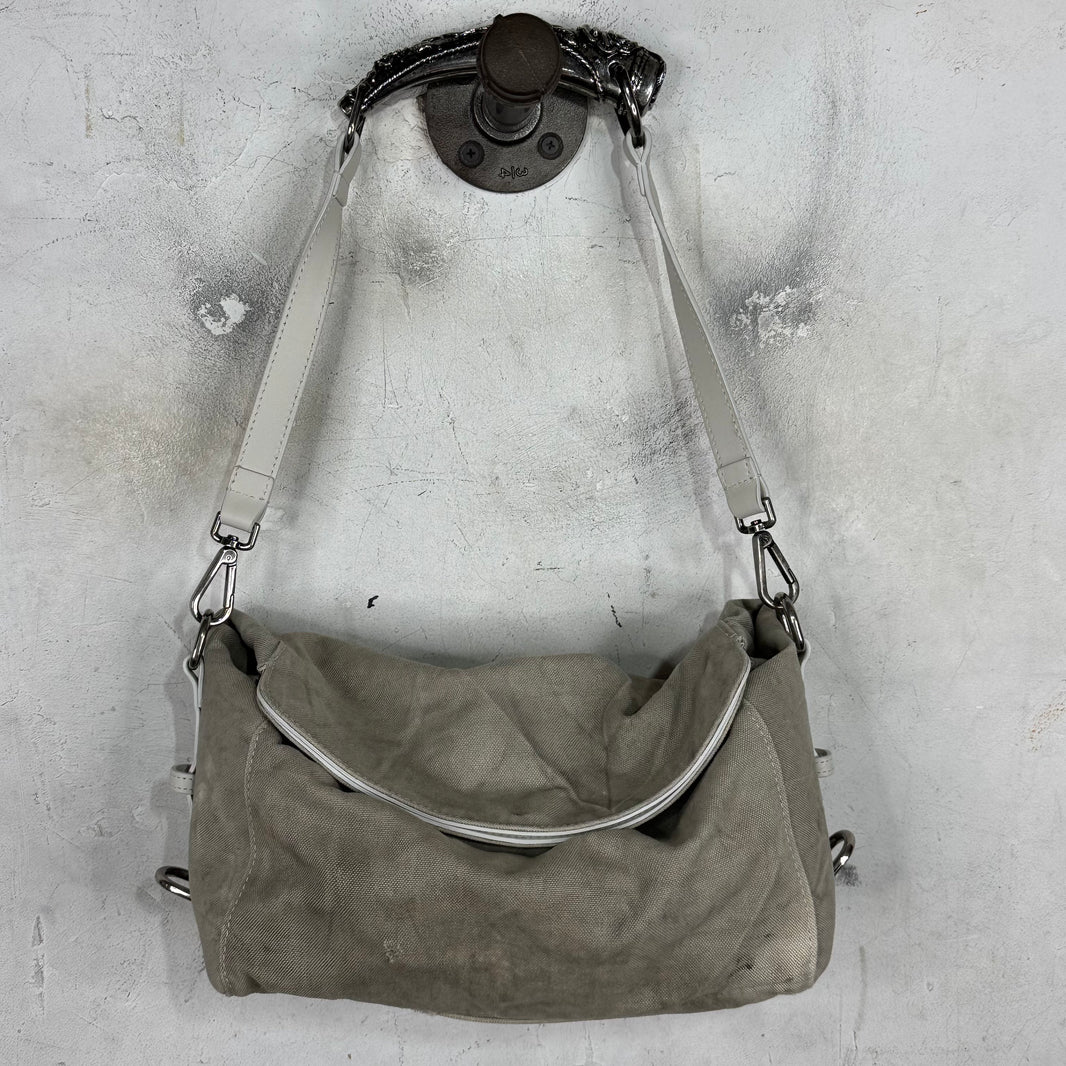 ERD Small Brass Handle Mail Canvas Bag
