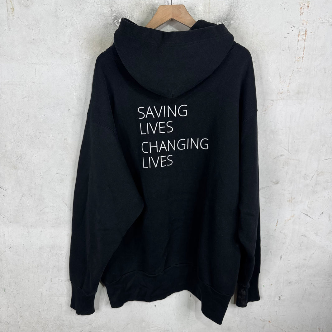 Balenciaga WFP Black Heavy Hoodie