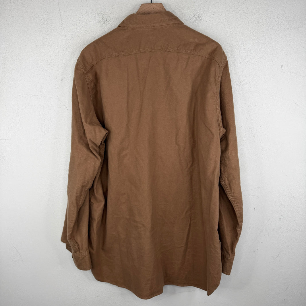 Engineered Garments Brown Cotton Button Up Shirt