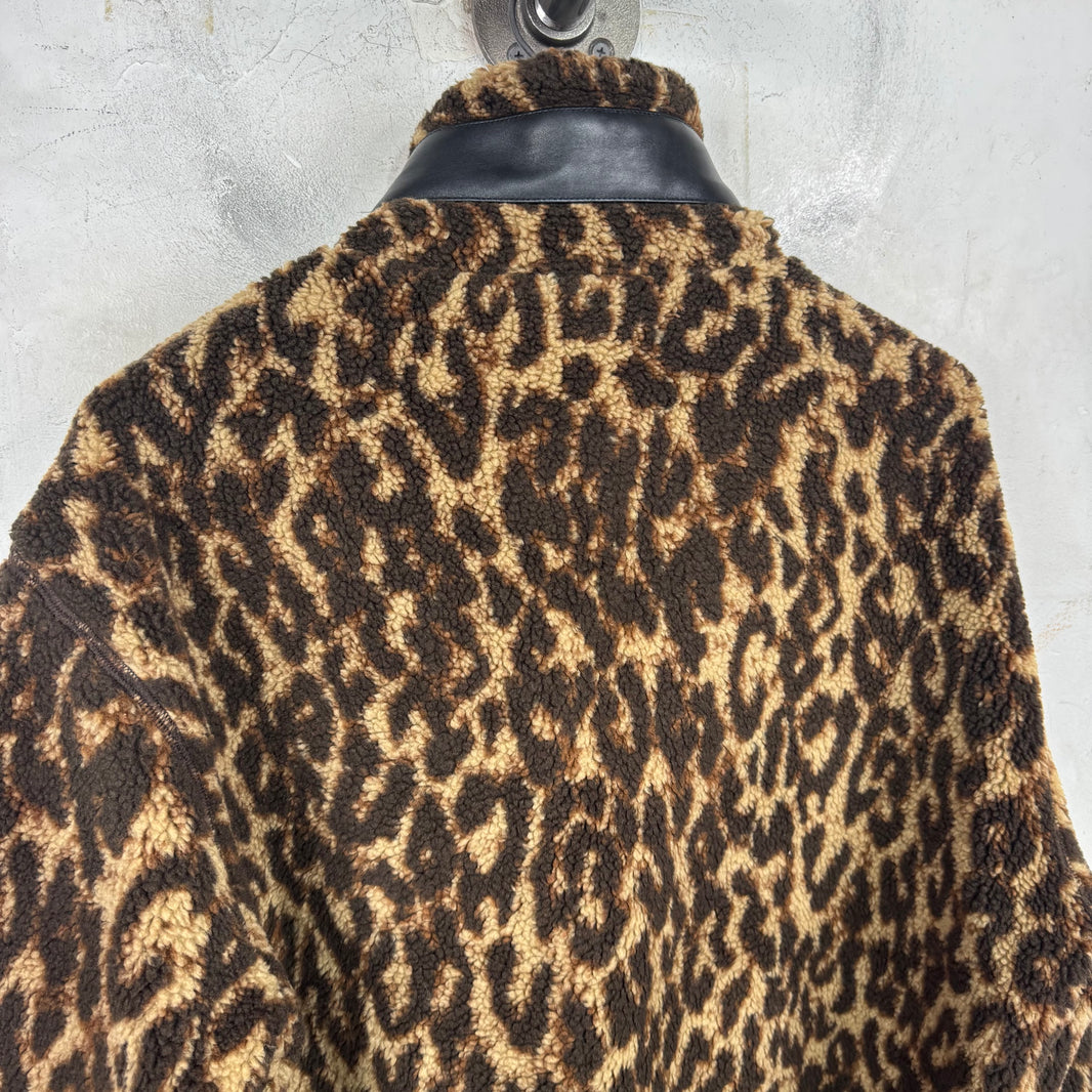 Amiri Leopard Fleece Jacket