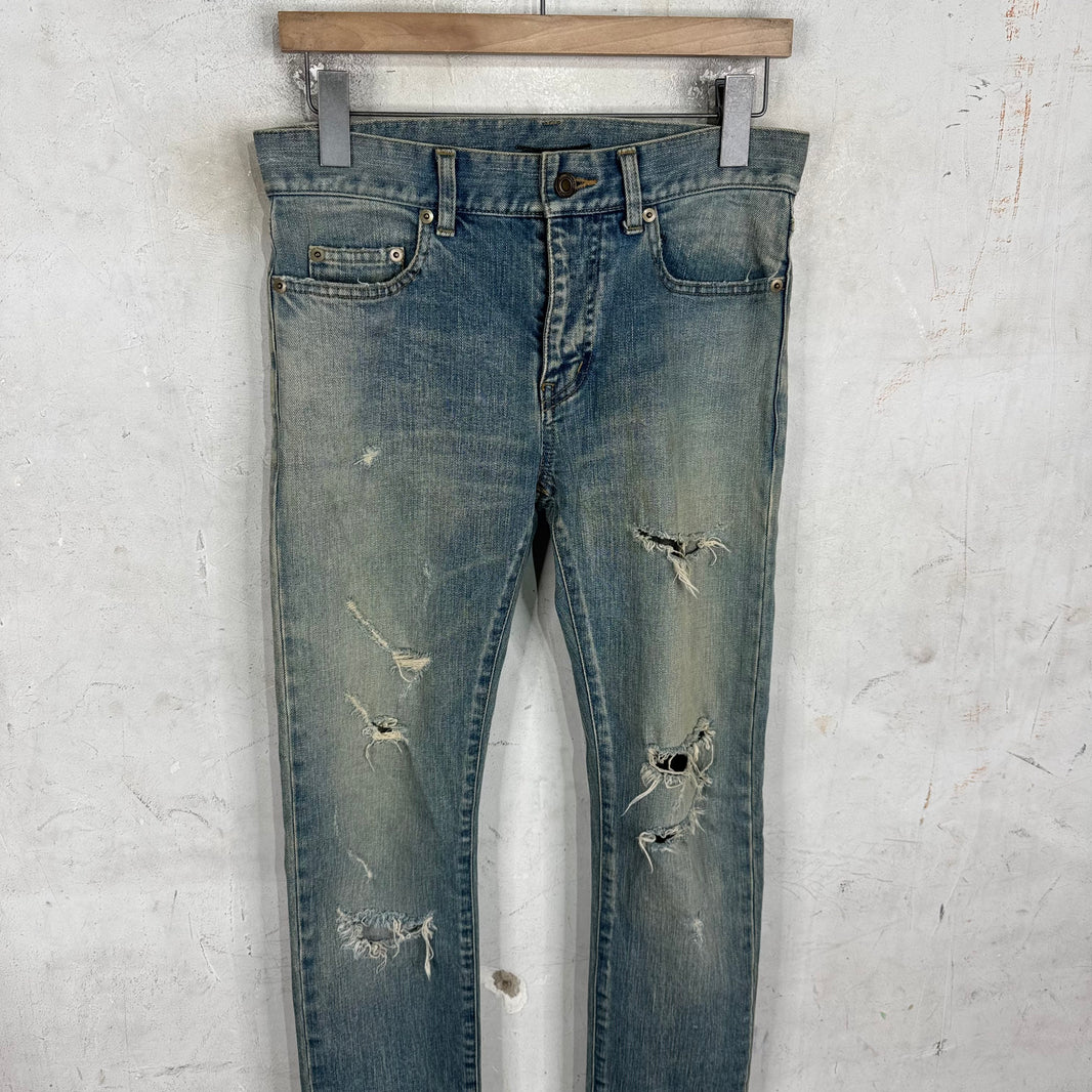 Saint Laurent D02 Crash Jeans