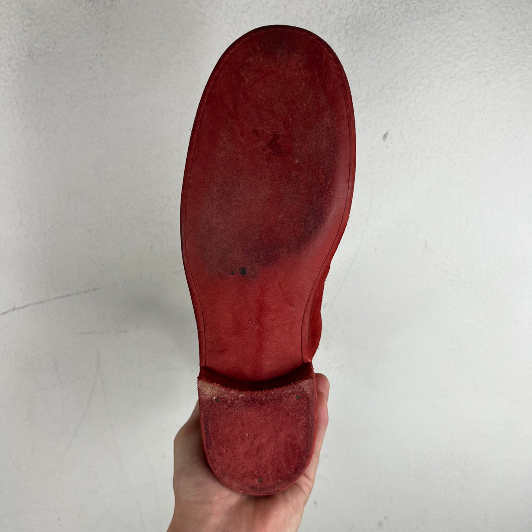 Guidi 986 Red Suede Boots