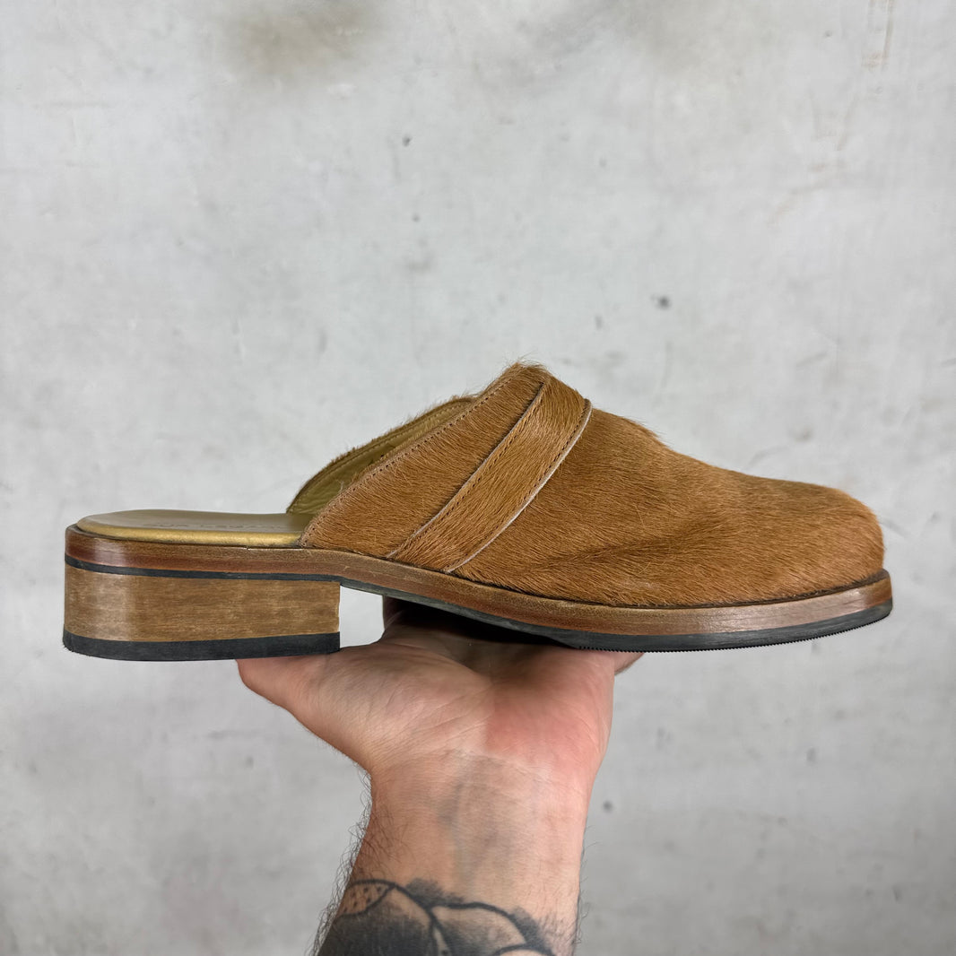 Our Legacy Camel Ponyhair Camion Mules