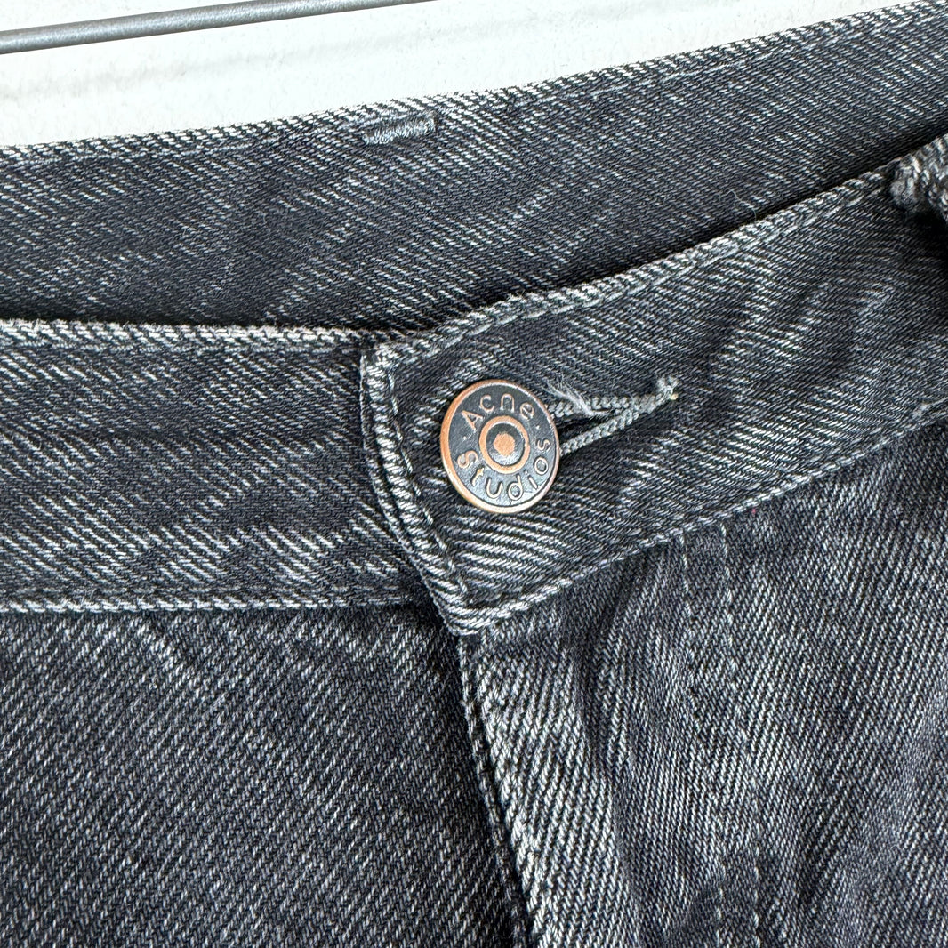 Acne Studios 1978 Vintage Black Bootcut Jeans