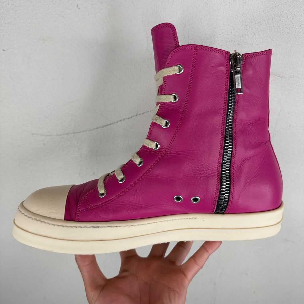 Rick Owens Hot Pink Leather Ramones