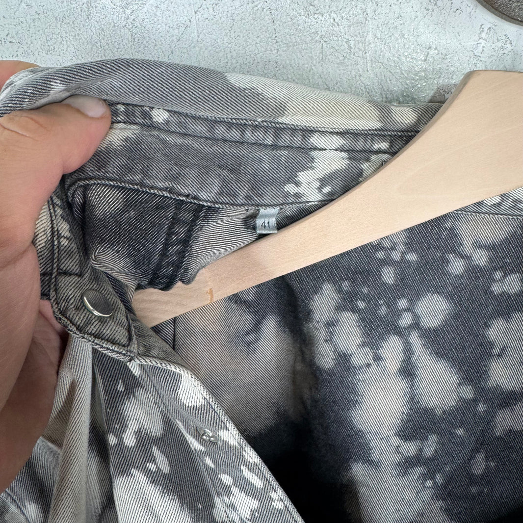 Dior Bleached Snap Button Denim Shirt