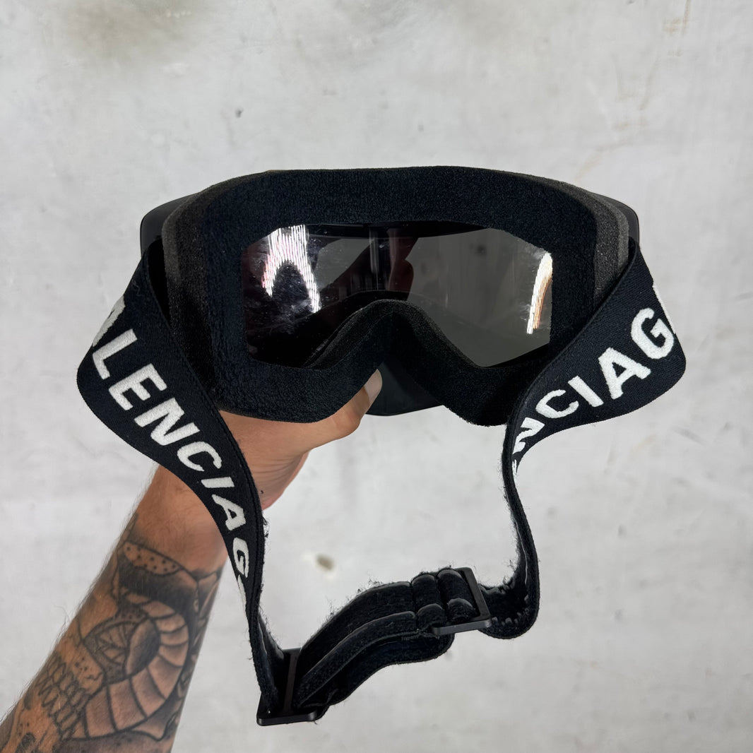 Balenciaga Skiwear Reflective Goggles