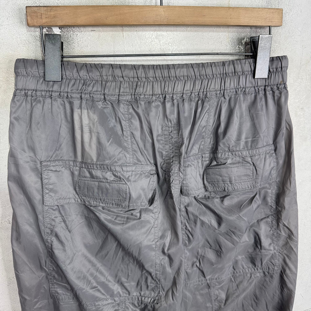 DRKSHDW Grey Nylon Dropcrotch Shorts