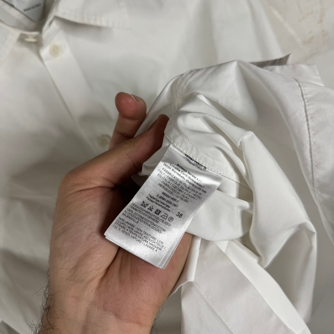 Bottega Veneta White Canvas Shirt