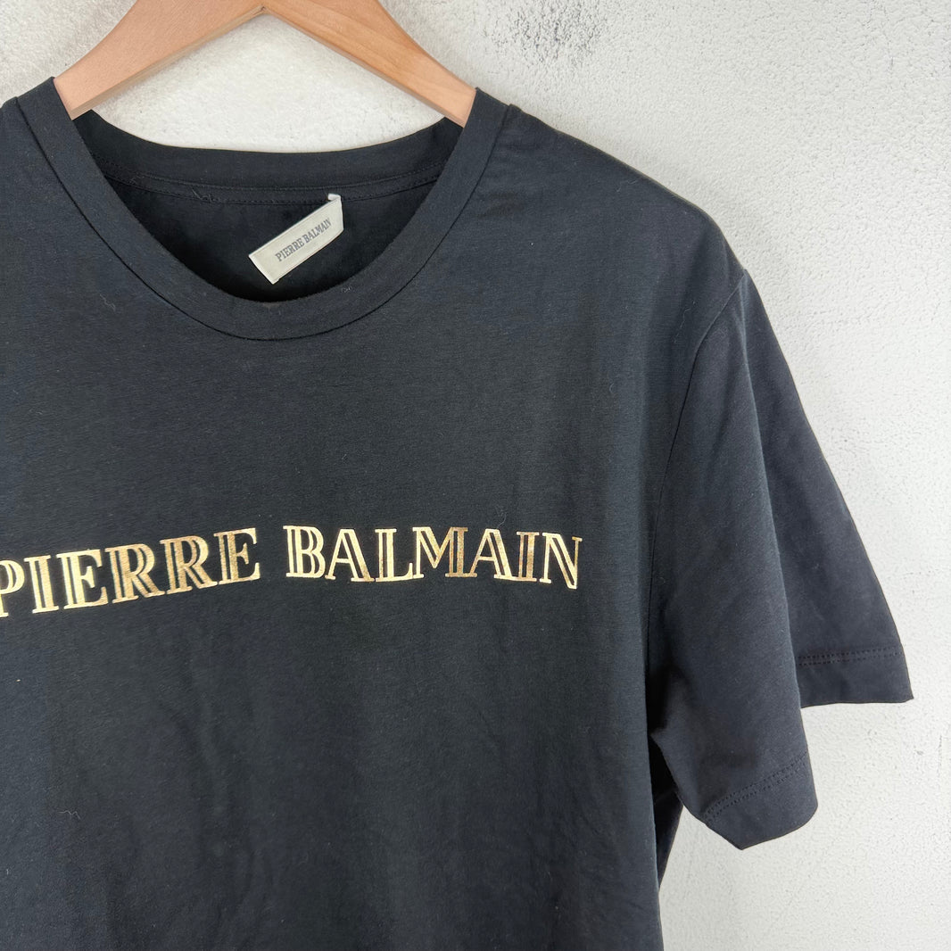 Pierre Balmain Gold Foil T-Shirt