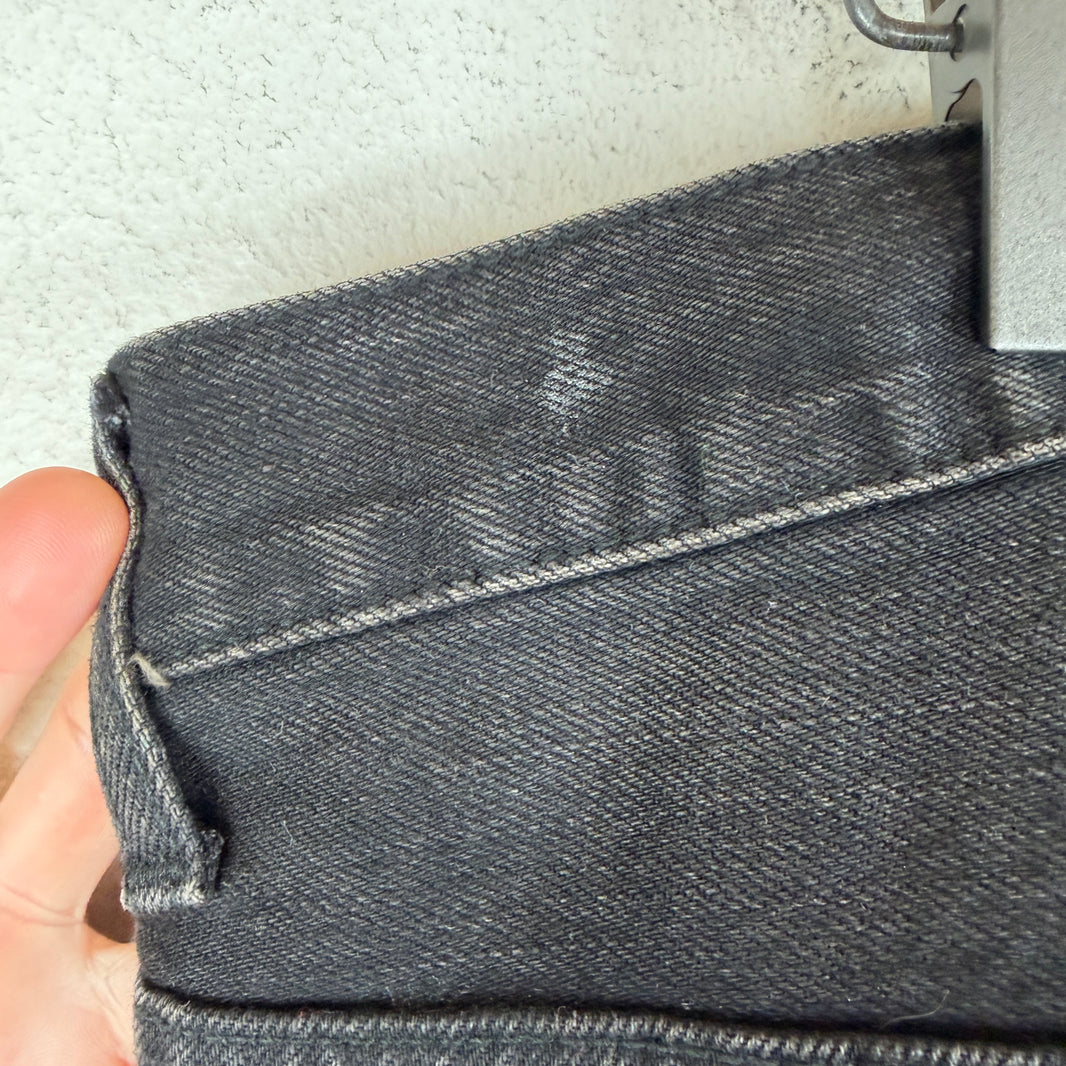Supreme Black Mud Wash Selvedge Jeans