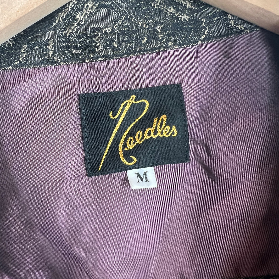 Needles Patterned Short Sleeve Button Up Shirt