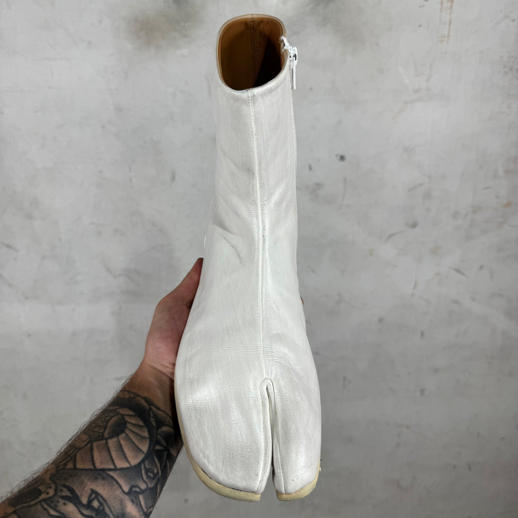 Margiela Painted Tabi Flat Boots