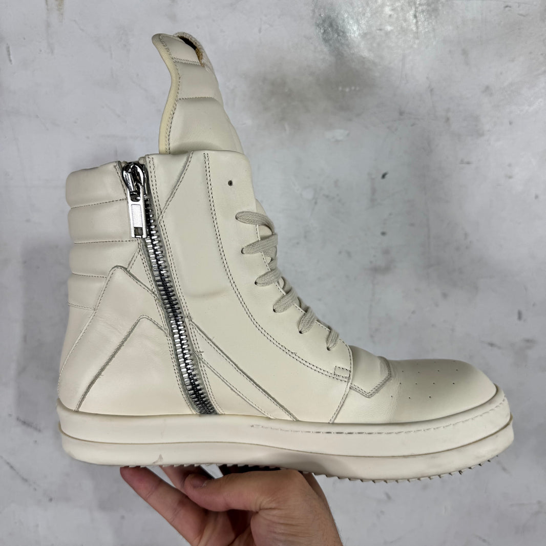 Rick Owens Milk Tonal Geobaskets