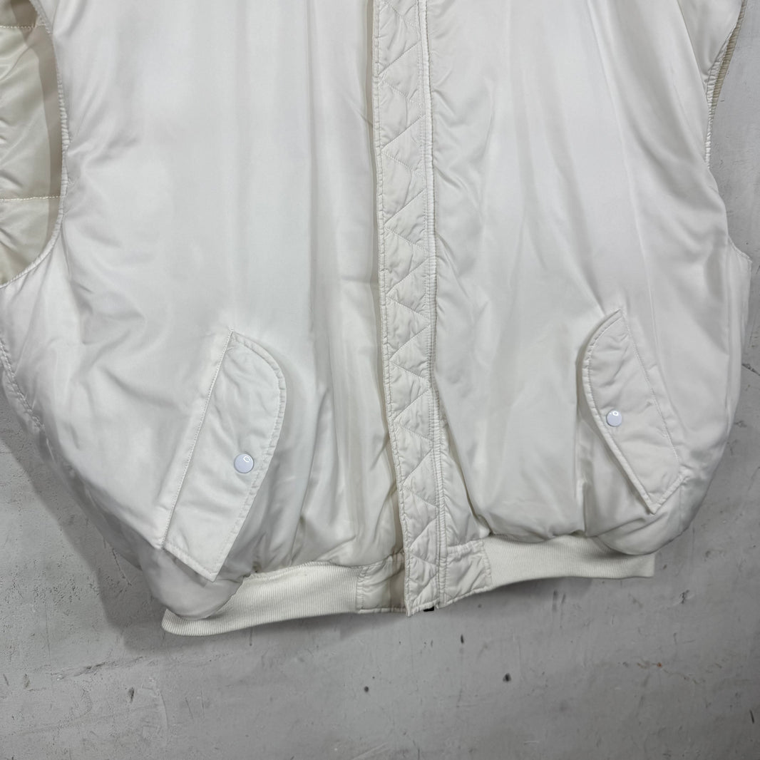 Vetements x Alpha Industries White Bomber Vest