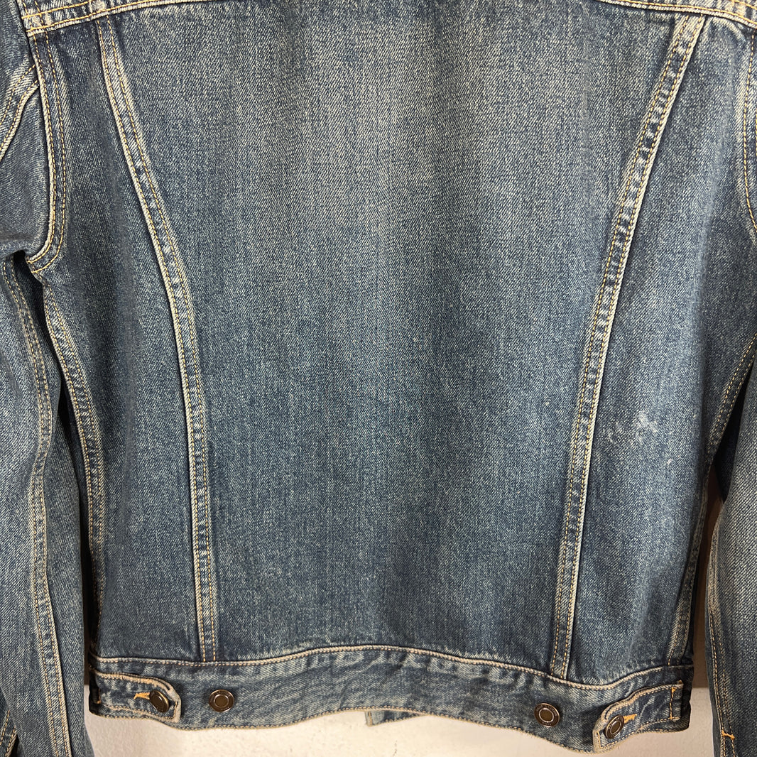Saint Laurent 2016 Mud Wash Denim Jacket
