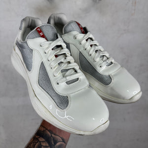 Prada White Patent Americas Cup