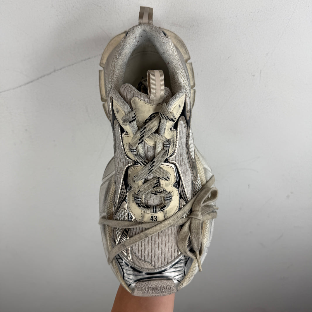 Balenciaga Cream/Silver 3XL Sneakers