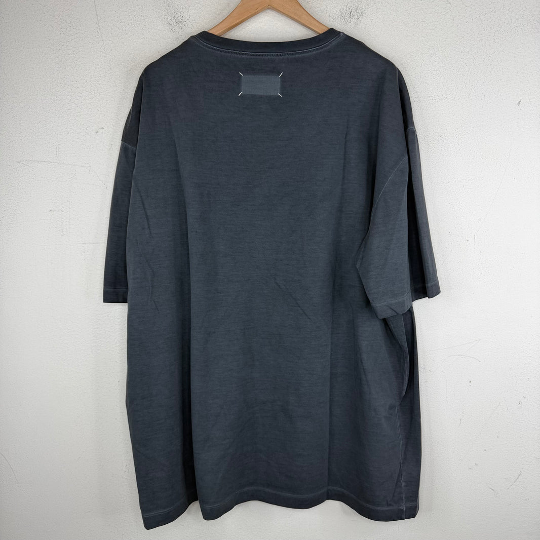 Maison Margiela Plain Charcoal Gray T-Shirt