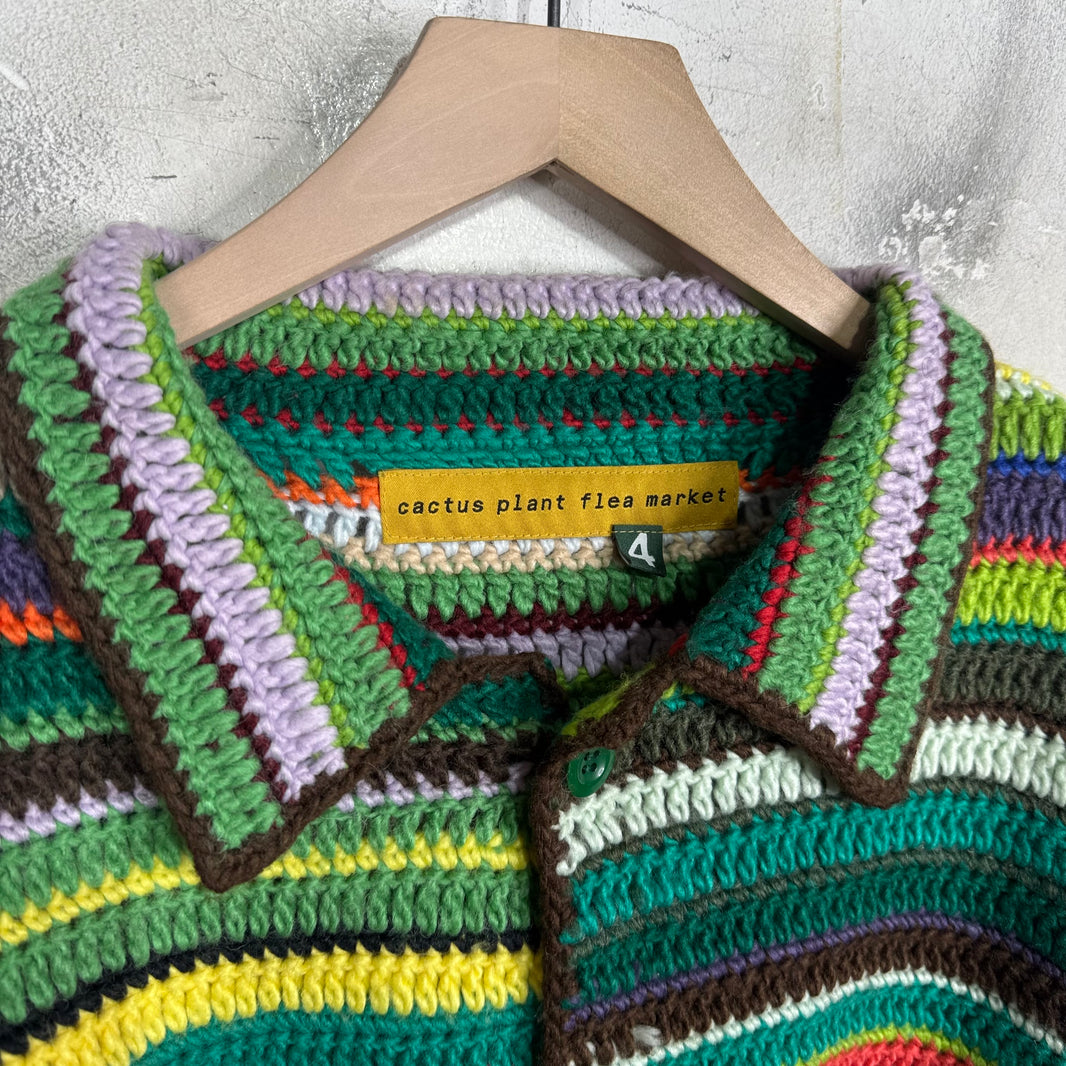 CPFM Crochet Knit Cardigan Sweater